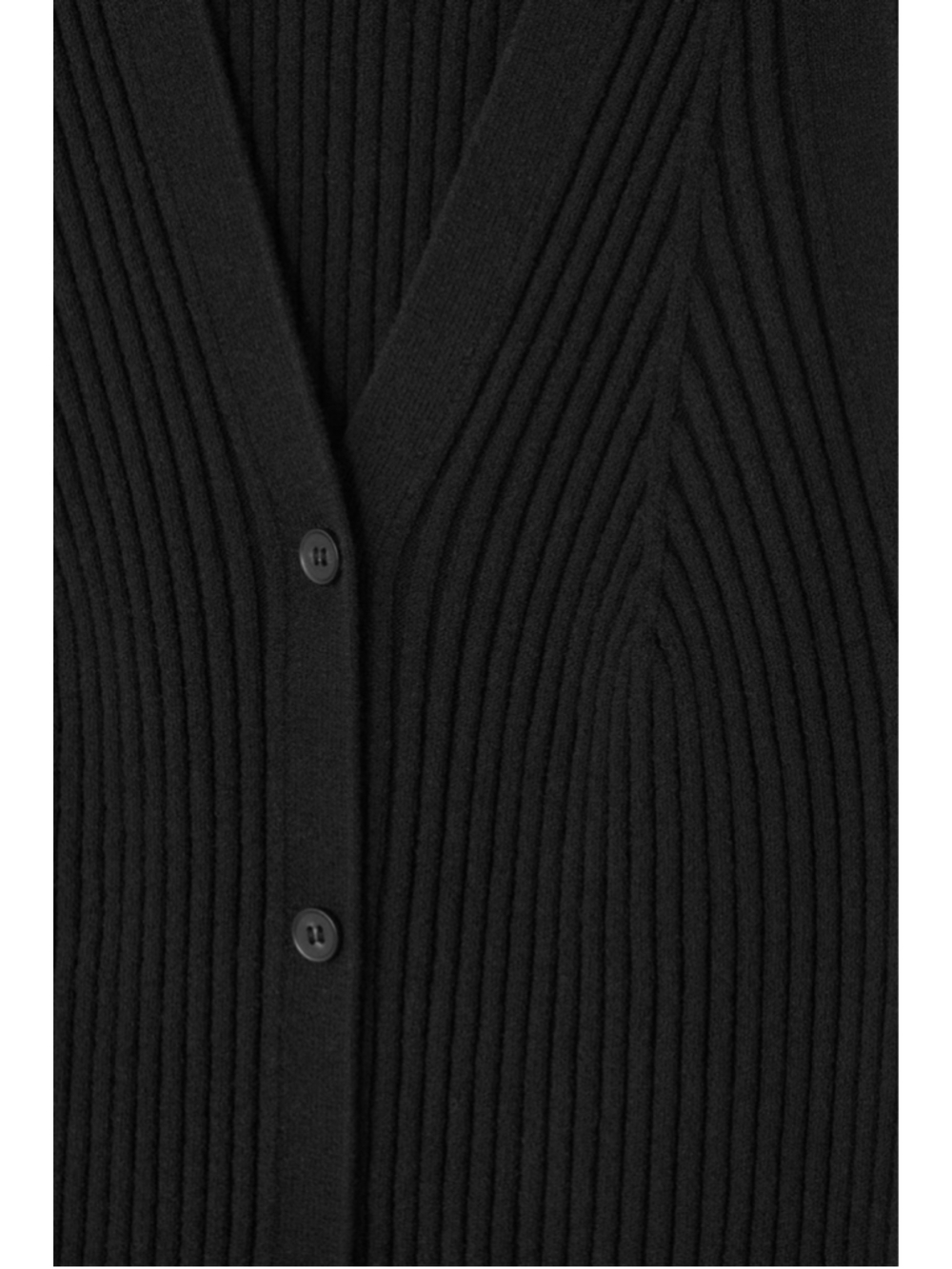 COS Buttoned Rib-Knit Maxi Dress - Picture 4 of 9
